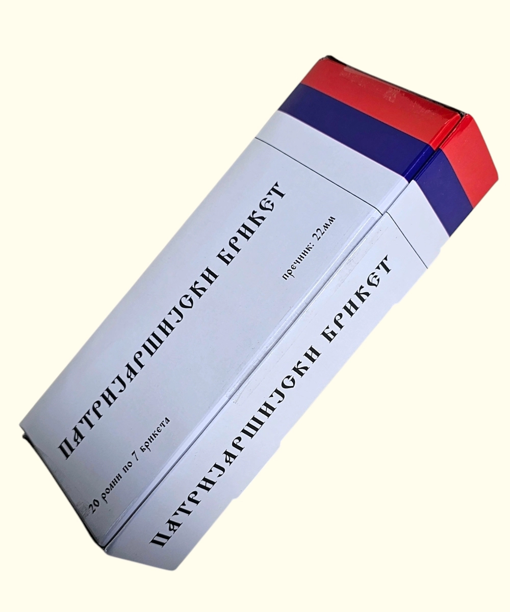 Kutija briketa trobojka sa prečnikom od 22mm